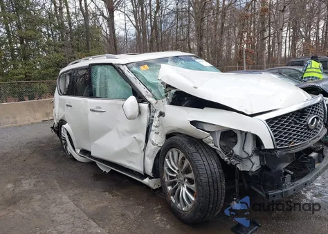 2017 Infiniti Qx80 z USA, uszkodzony, nr VIN JN8AZ2NF1H9642631